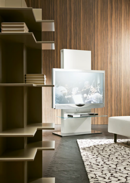 TOTEM - Swivel wood fibre TV cabinet by Pacini & Cappellini - view 3
